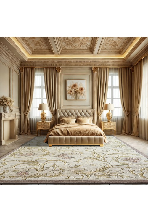 Китайский ковер 002043 Кремовый